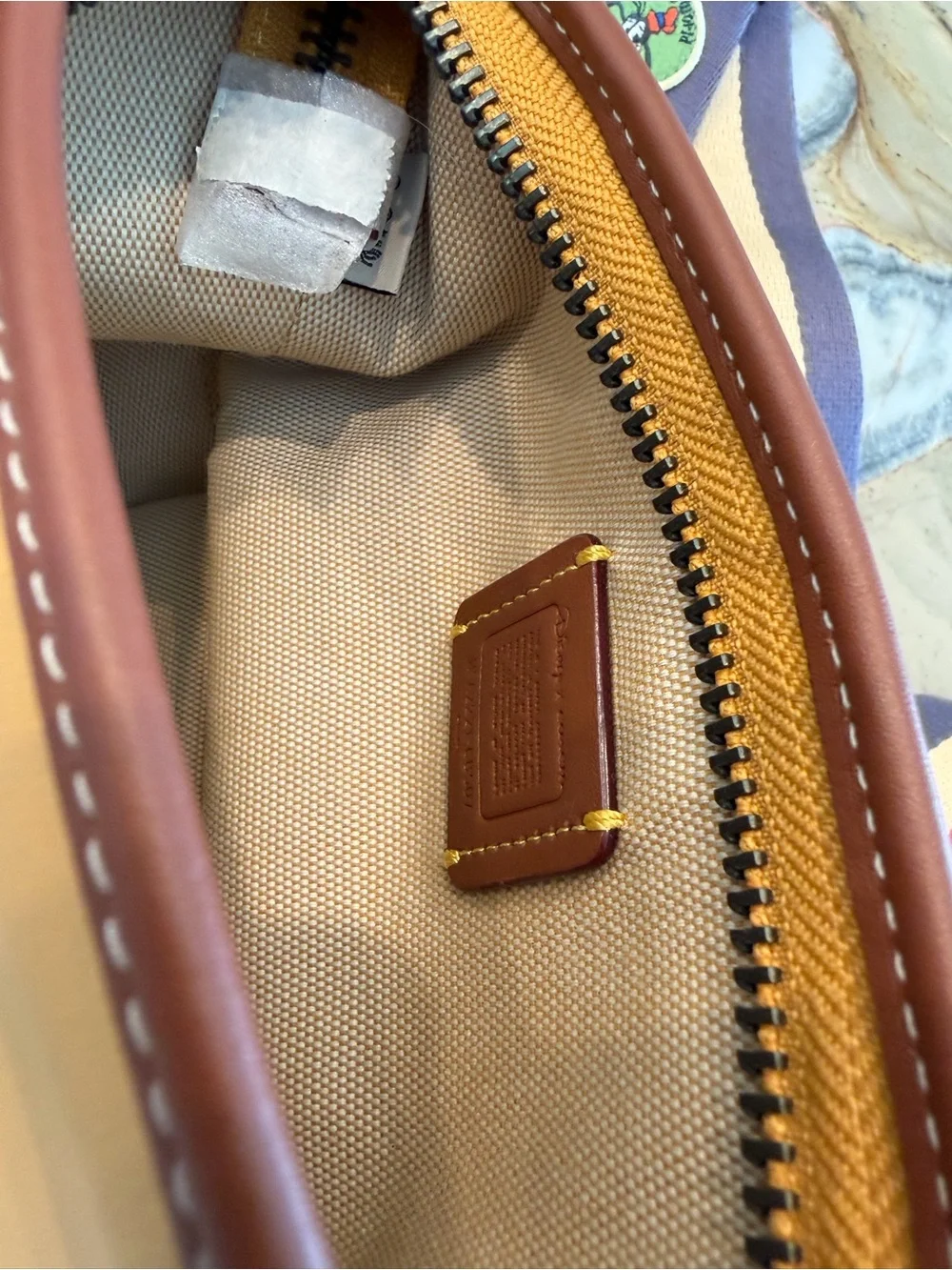 Coach x Disney Duffle 13 with patches 50th anniversary leather bag NWOT